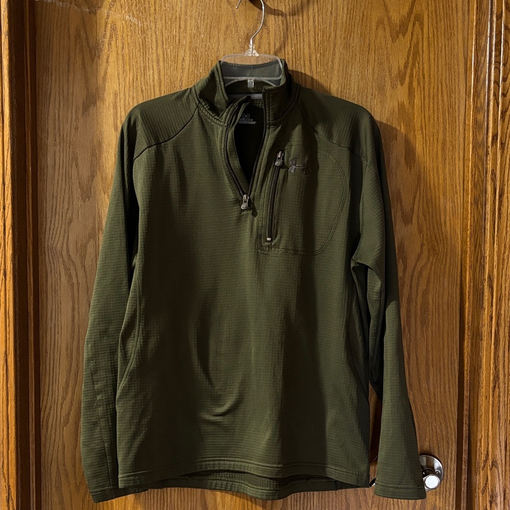 Under Armour Forest Green Quarter-Zip Jacket